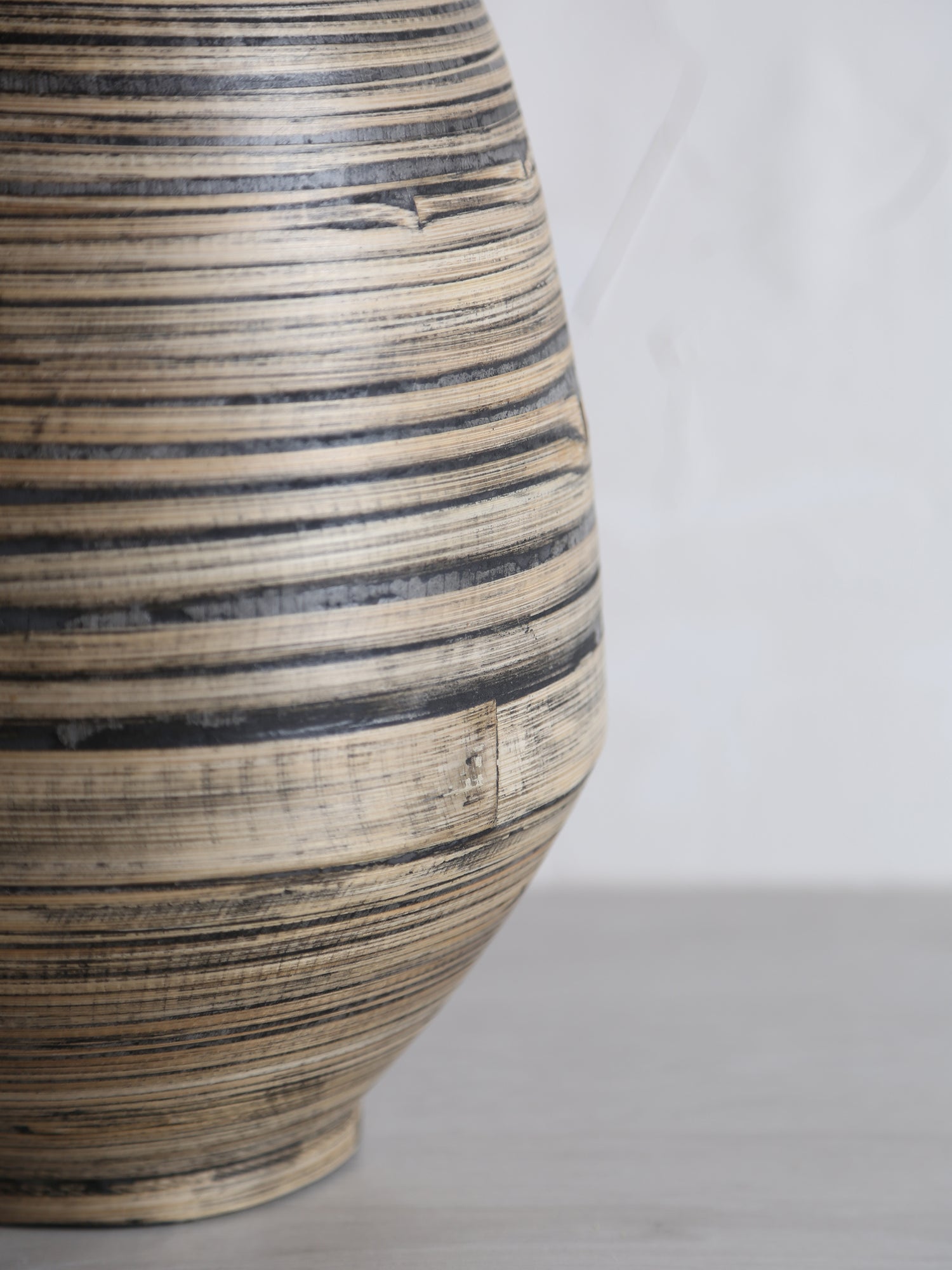 Tulua Vase bamboo - Grey, brown