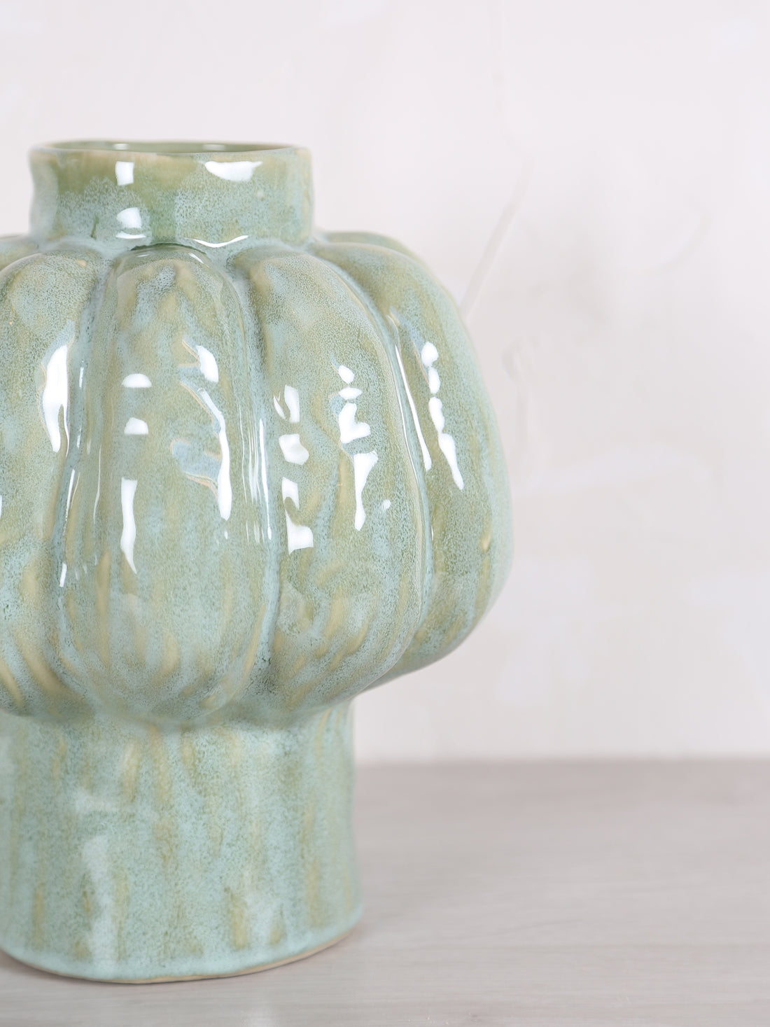 Alveri Mint Green Ceramic Vase - 2 Sizes Available