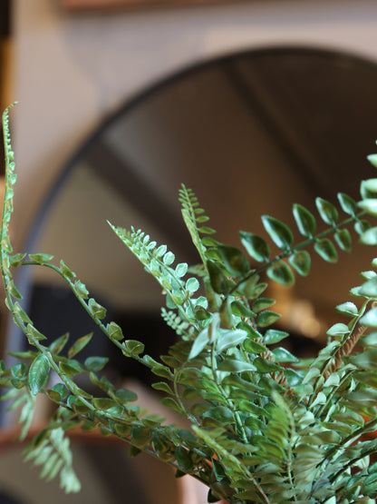 Faux Button Leaf Fern