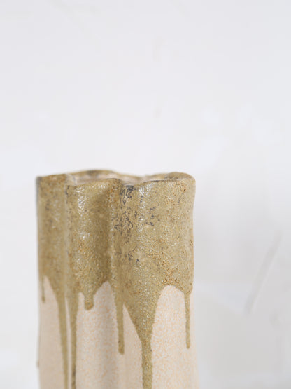 Flovilla Vase - cream, olive, green