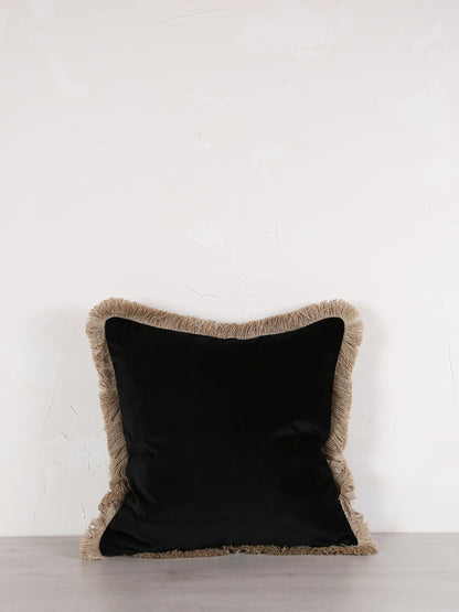 Elodie Woven Velvet Cushion - 4 Colours Available