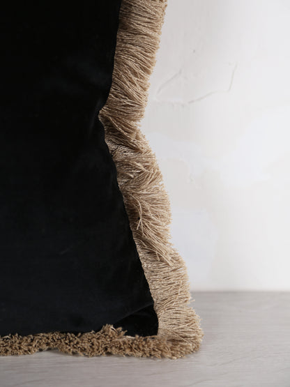 Elodie Woven Velvet Cushion - 4 Colours Available