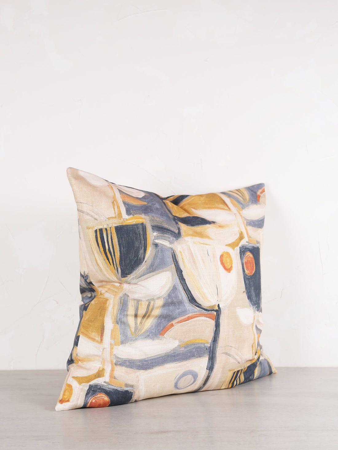 Finley Blue Printed Cushion - 2 Sizes Available