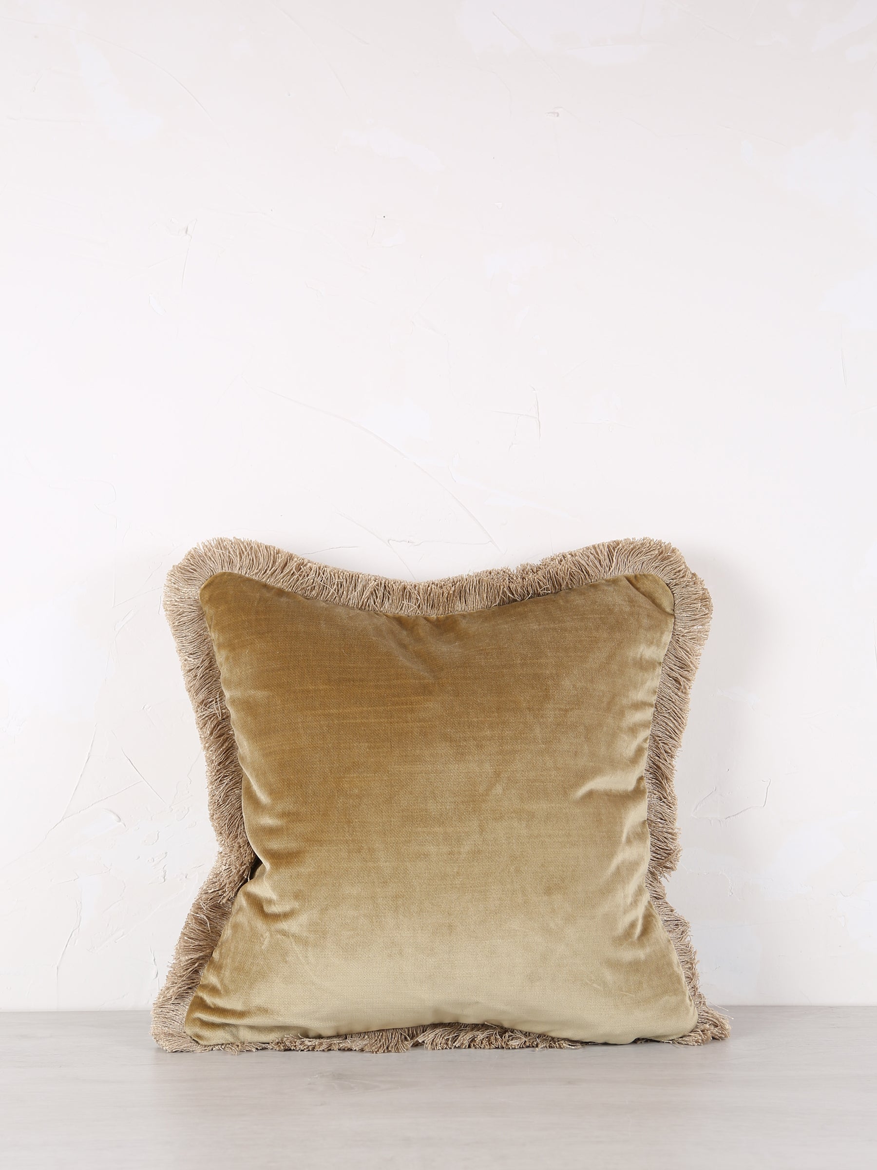Elodie Woven Velvet Cushion - 4 Colours Available