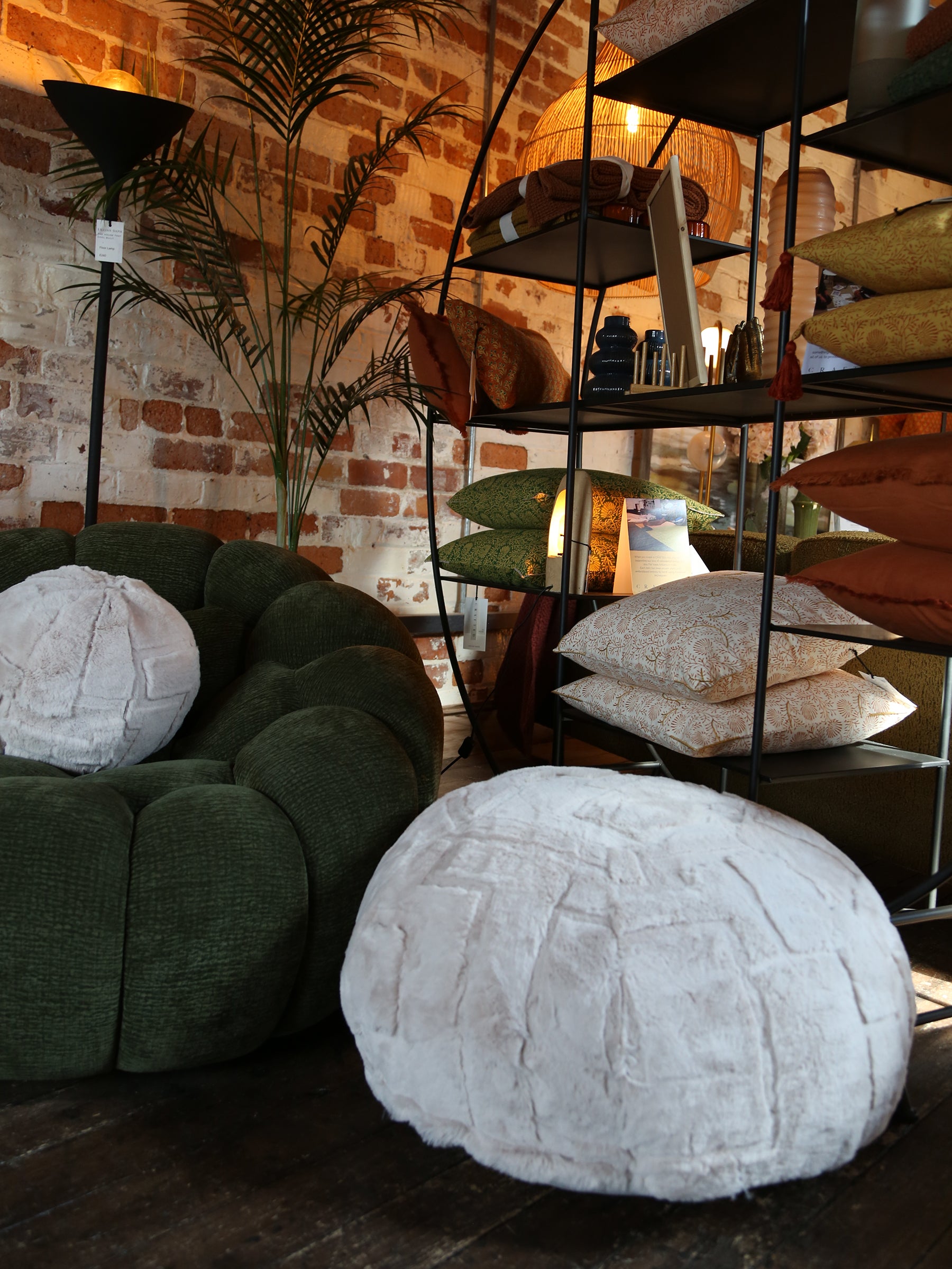 Tovi Geometric Textured Cushion Ball