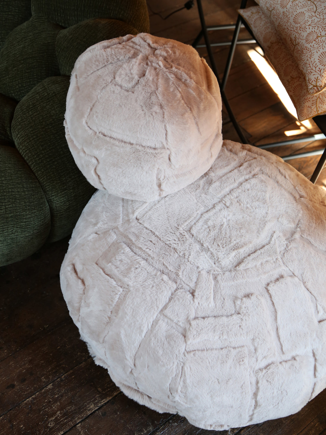 Tovi Geometric Textured Cushion Ball