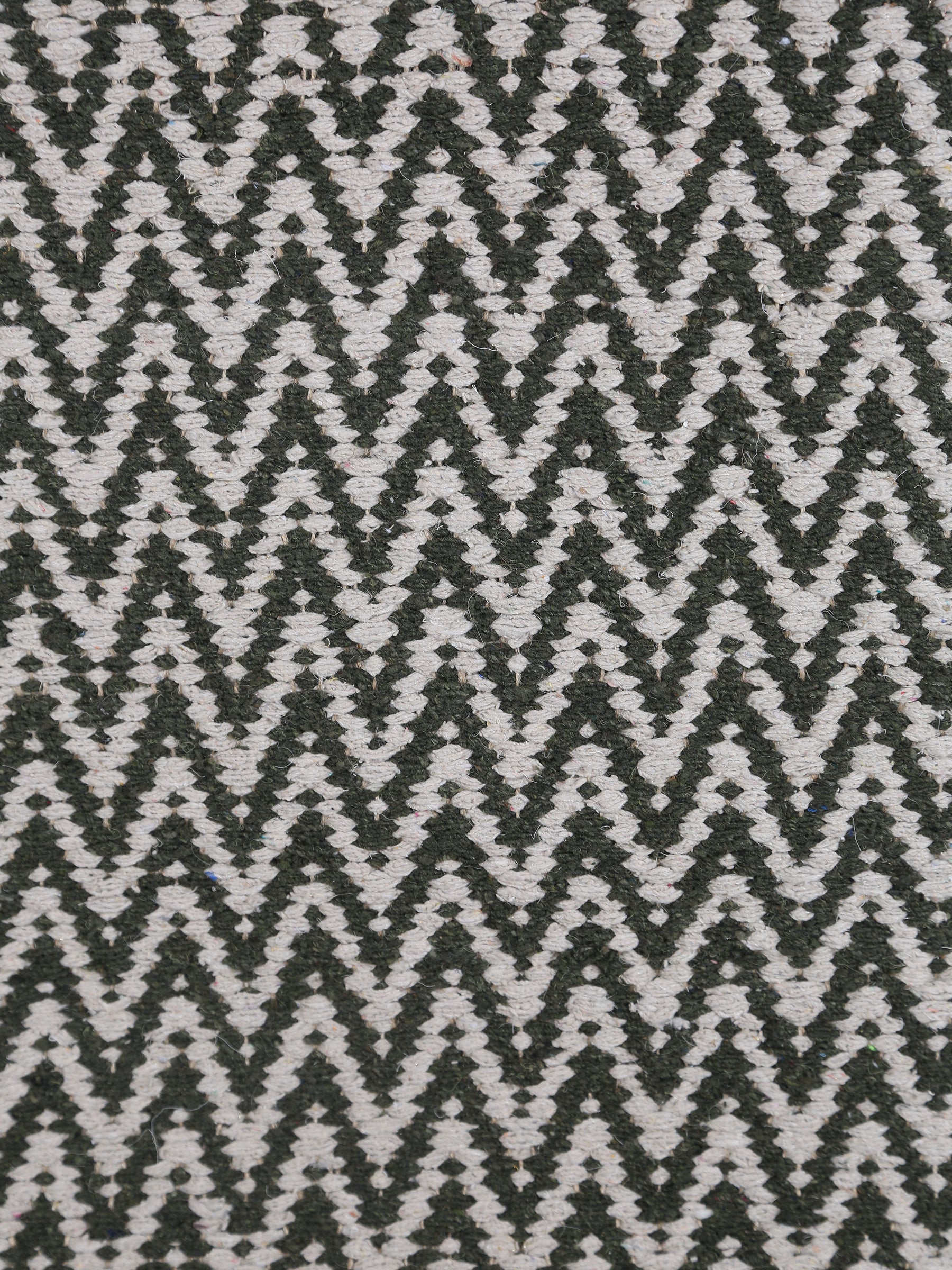 Small Indra Recycled Cotton, Jute Rug - Sage Green - Colour Options Available