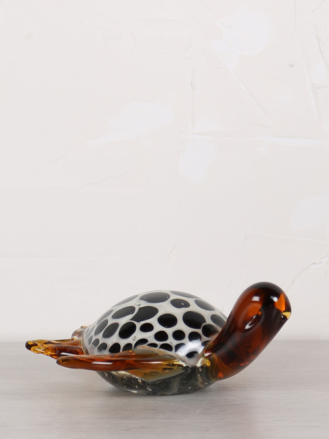 Amber Glass Turtle Ornament