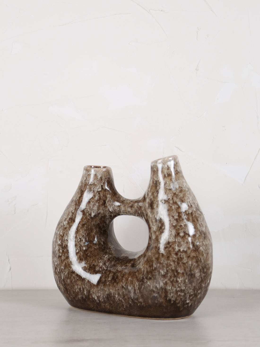 Katha Ceramic Vase - Brown
