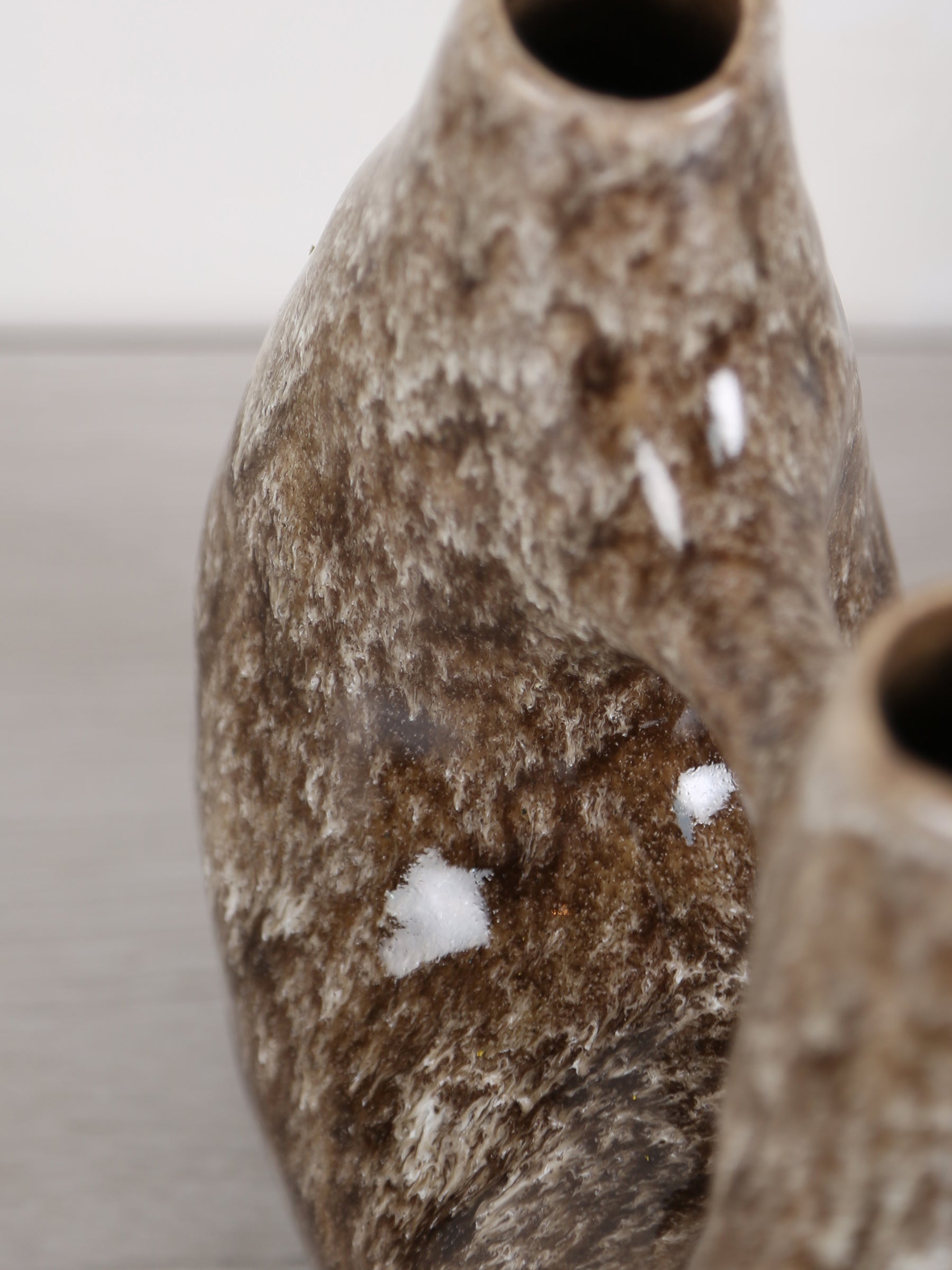 Katha Ceramic Vase - Brown