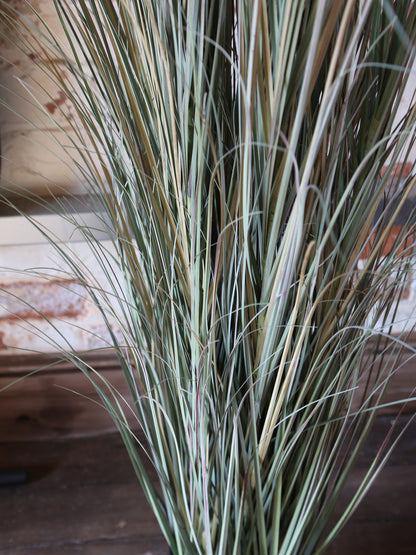Large Faux Green Botanical Grass - Potted Plant