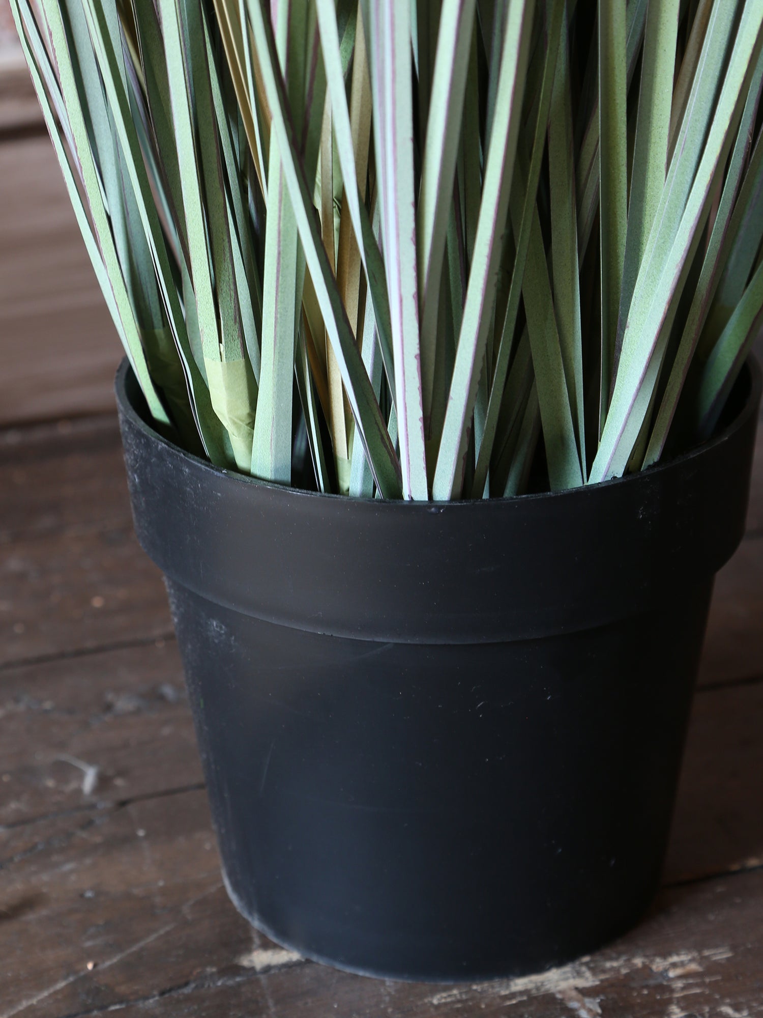 Large Faux Green Botanical Grass - Potted Plant