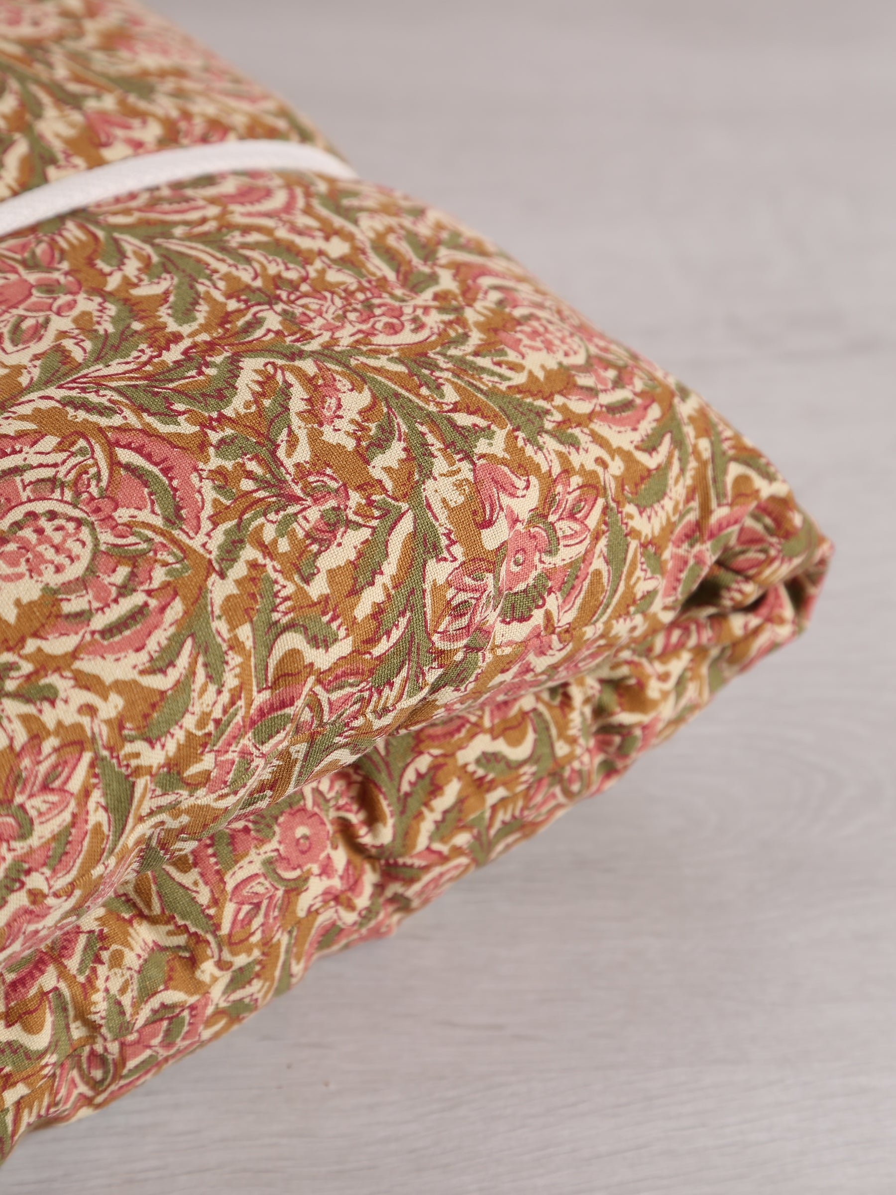 Printed Cotton Mattress - Honey, Rose