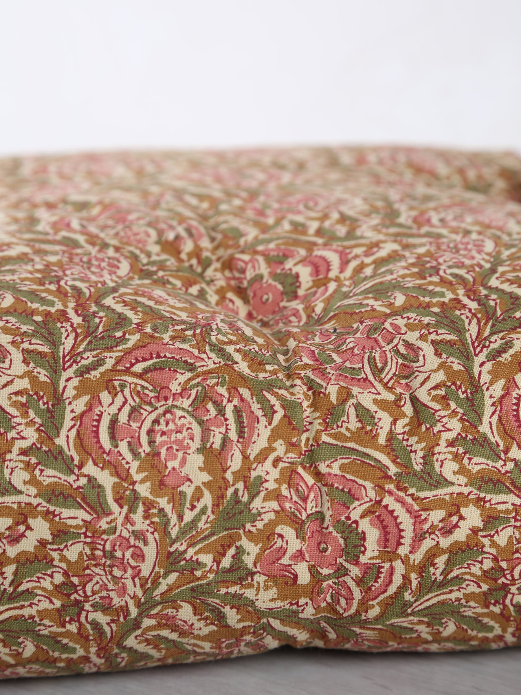 Printed Cotton Mattress - Honey, Rose