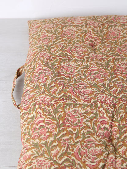 Printed Cotton Mattress - Honey, Rose