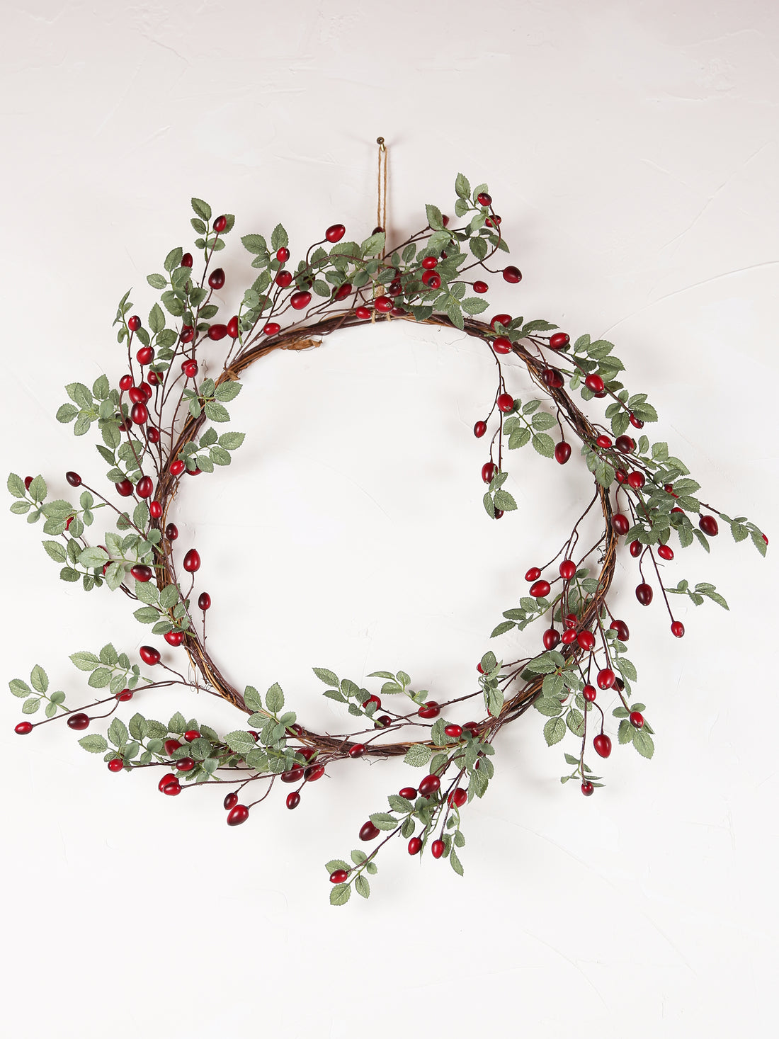 Faux Rose Hip berry Wreath