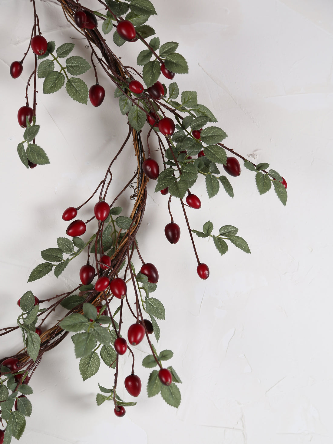 Faux Rose Hip berry Wreath