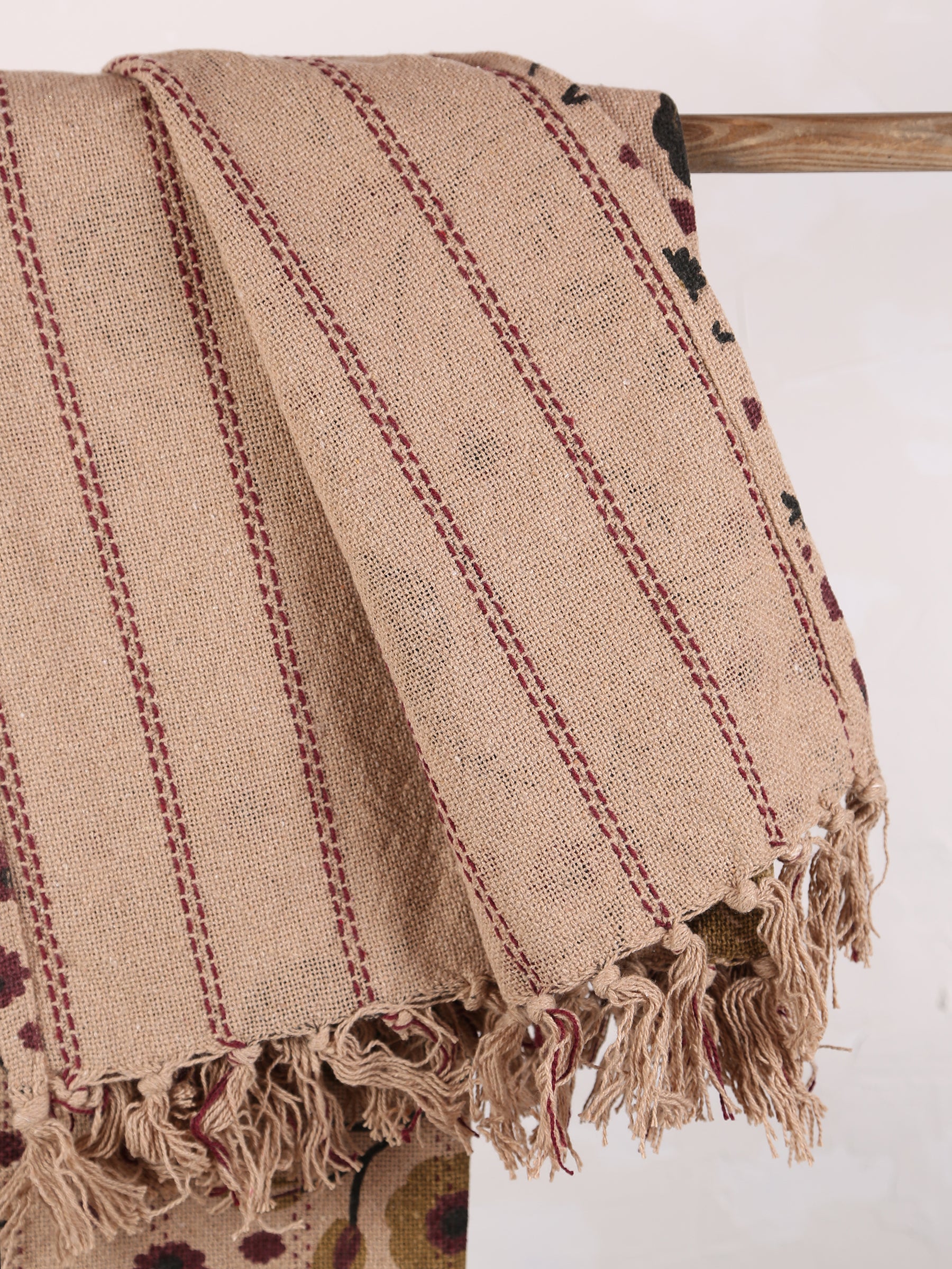Eydis throw - Recycled Cotton - Warm Multi