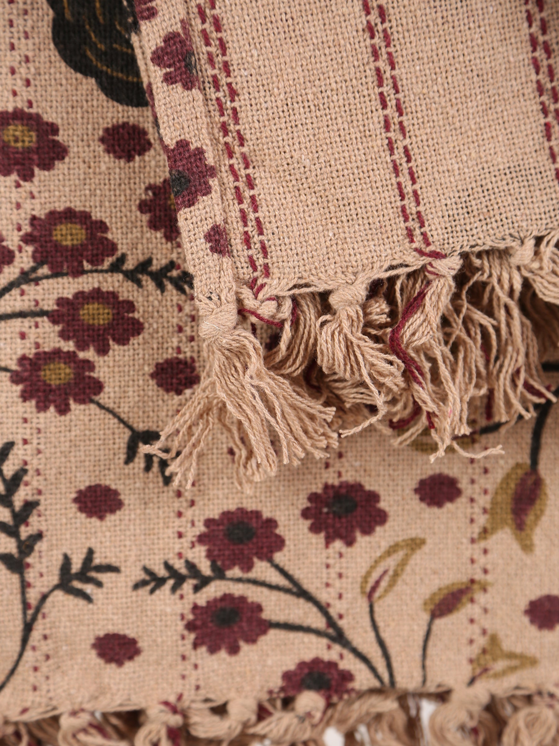 Eydis throw - Recycled Cotton - Warm Multi