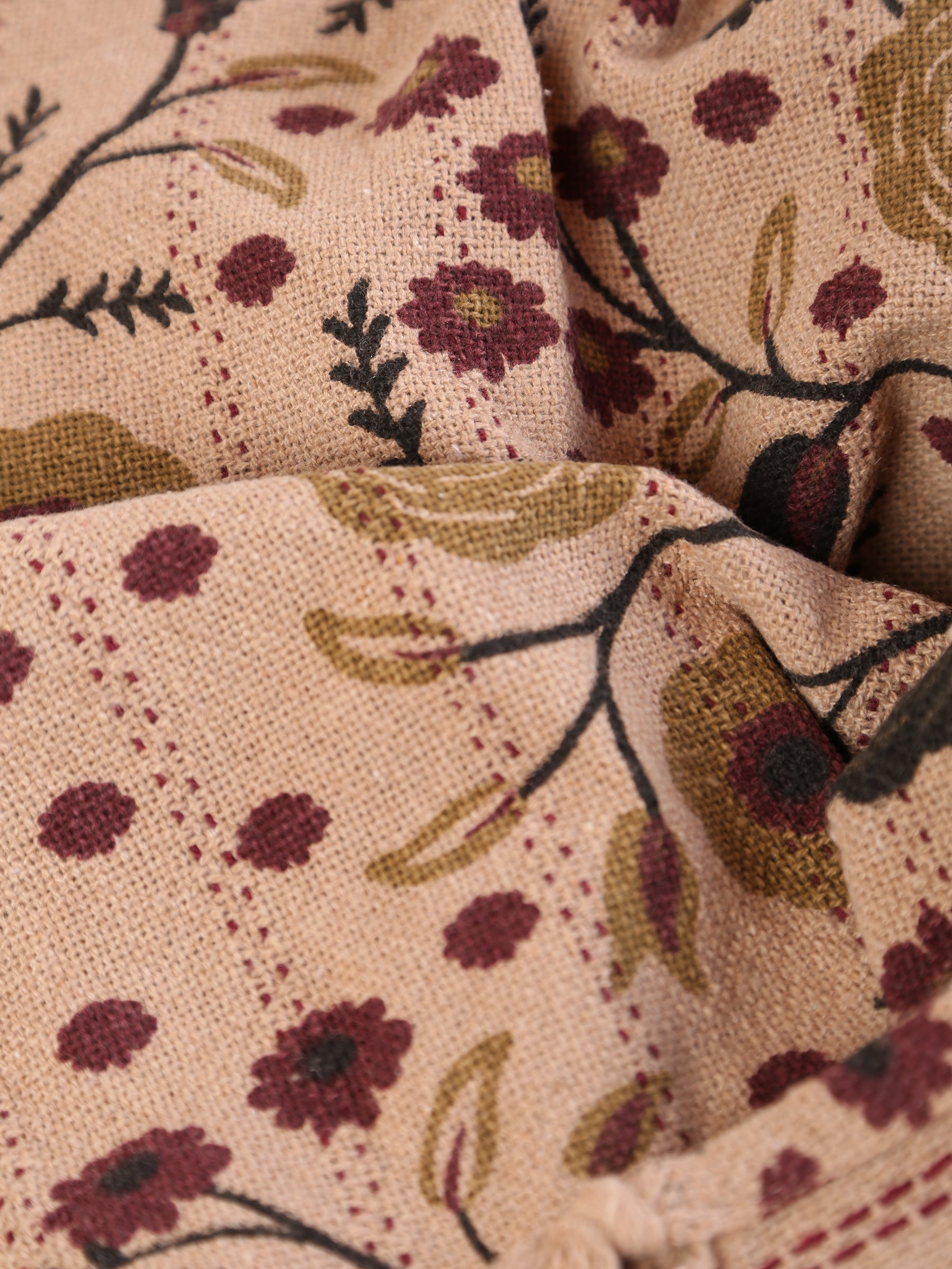 Eydis throw - Recycled Cotton - Warm Multi