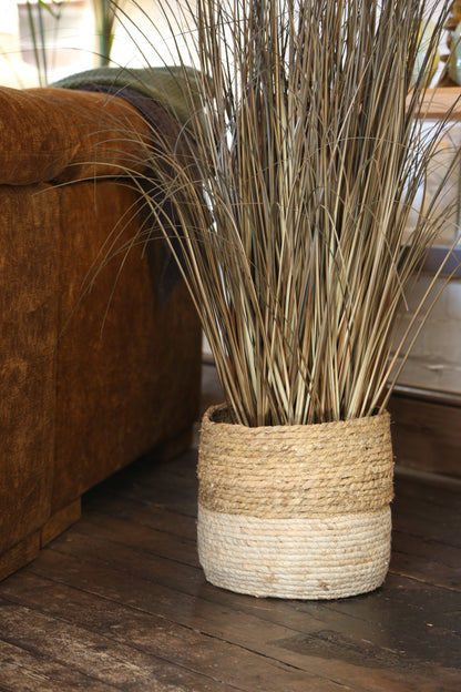 Faux Auburn Botanical Grass - Potted Plant