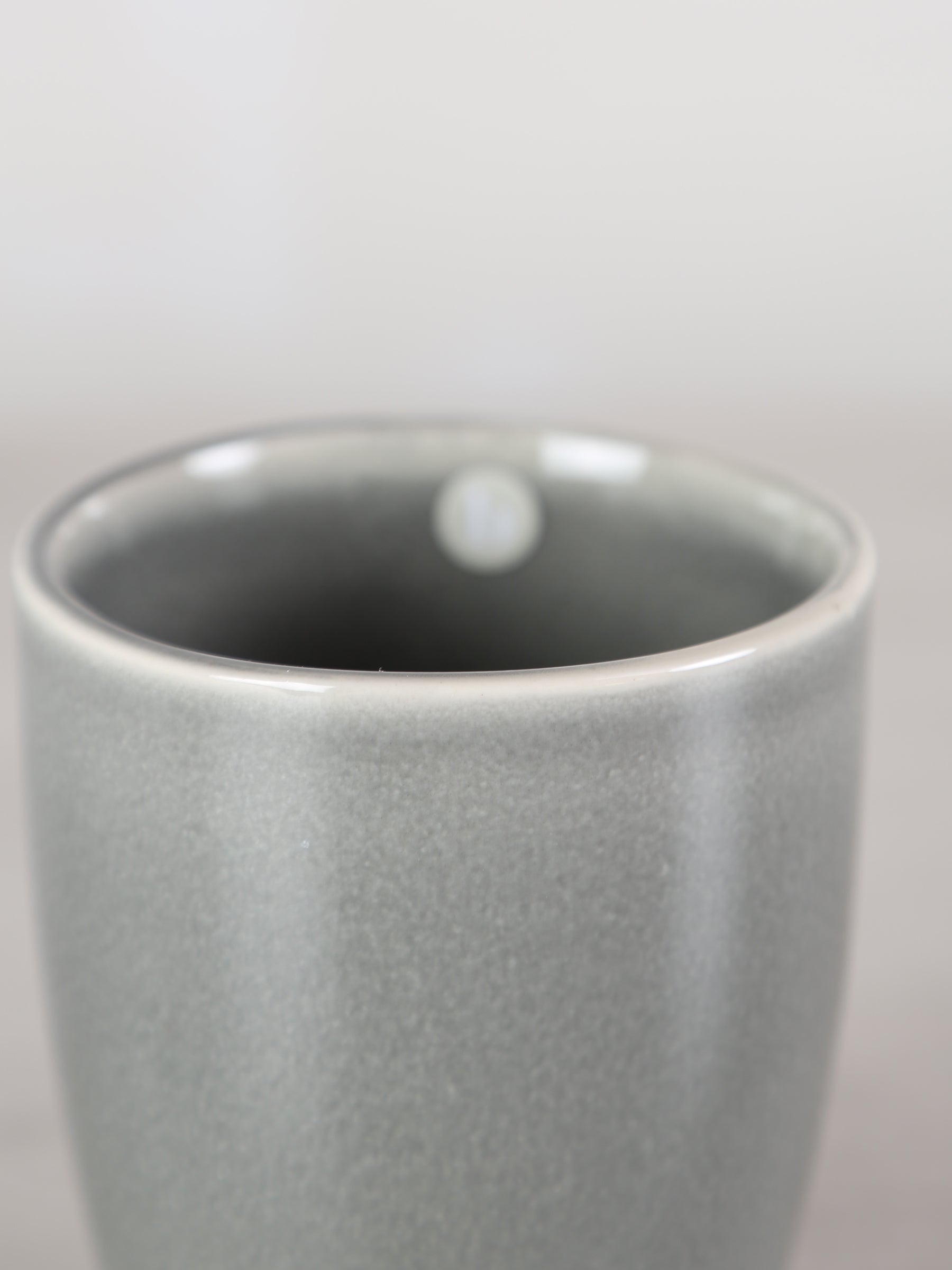 Broste Nordic Rain Stoneware Mug Without Handle - Set of 4