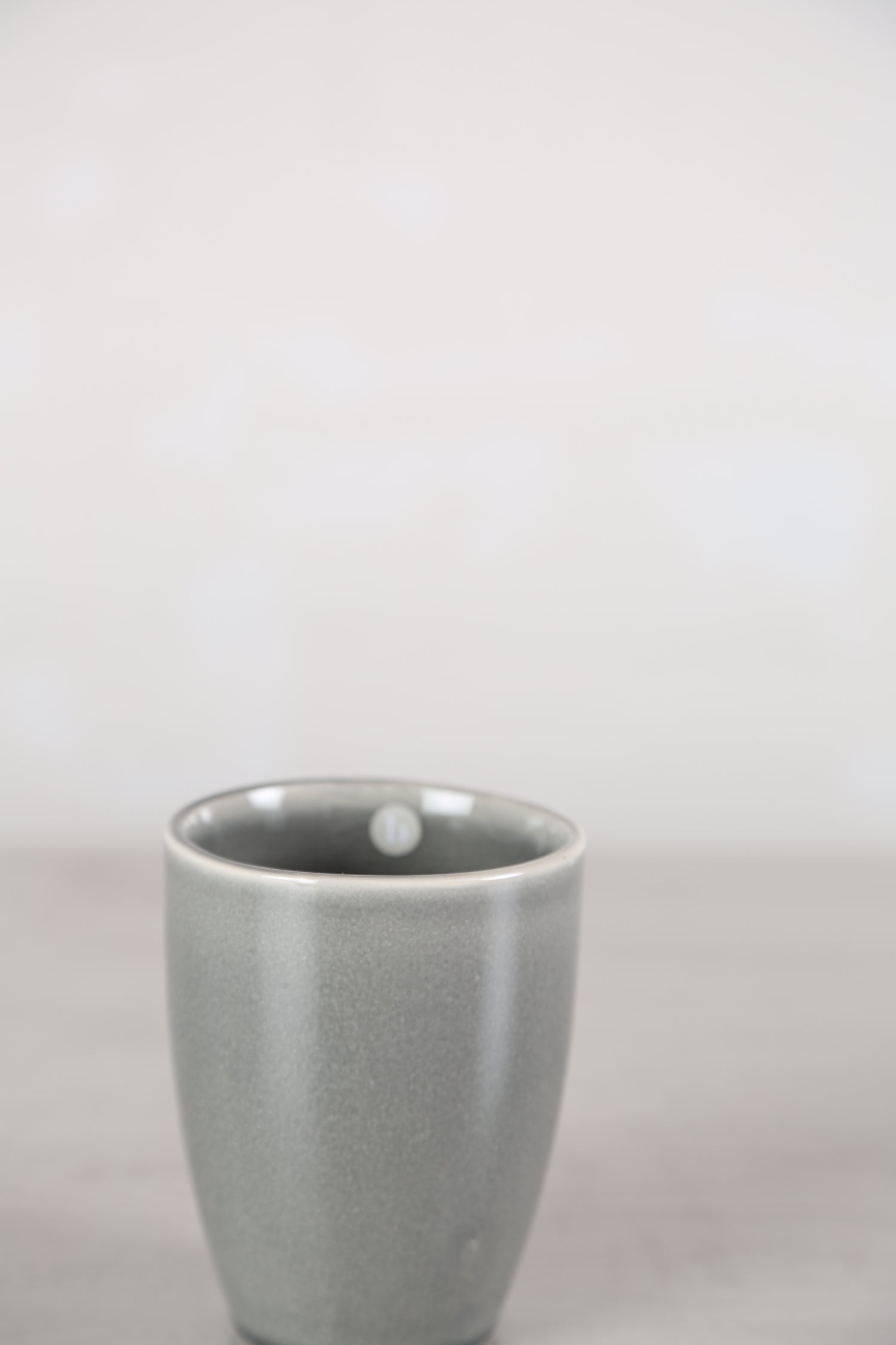 Broste Nordic Rain Stoneware Mug Without Handle - Set of 4