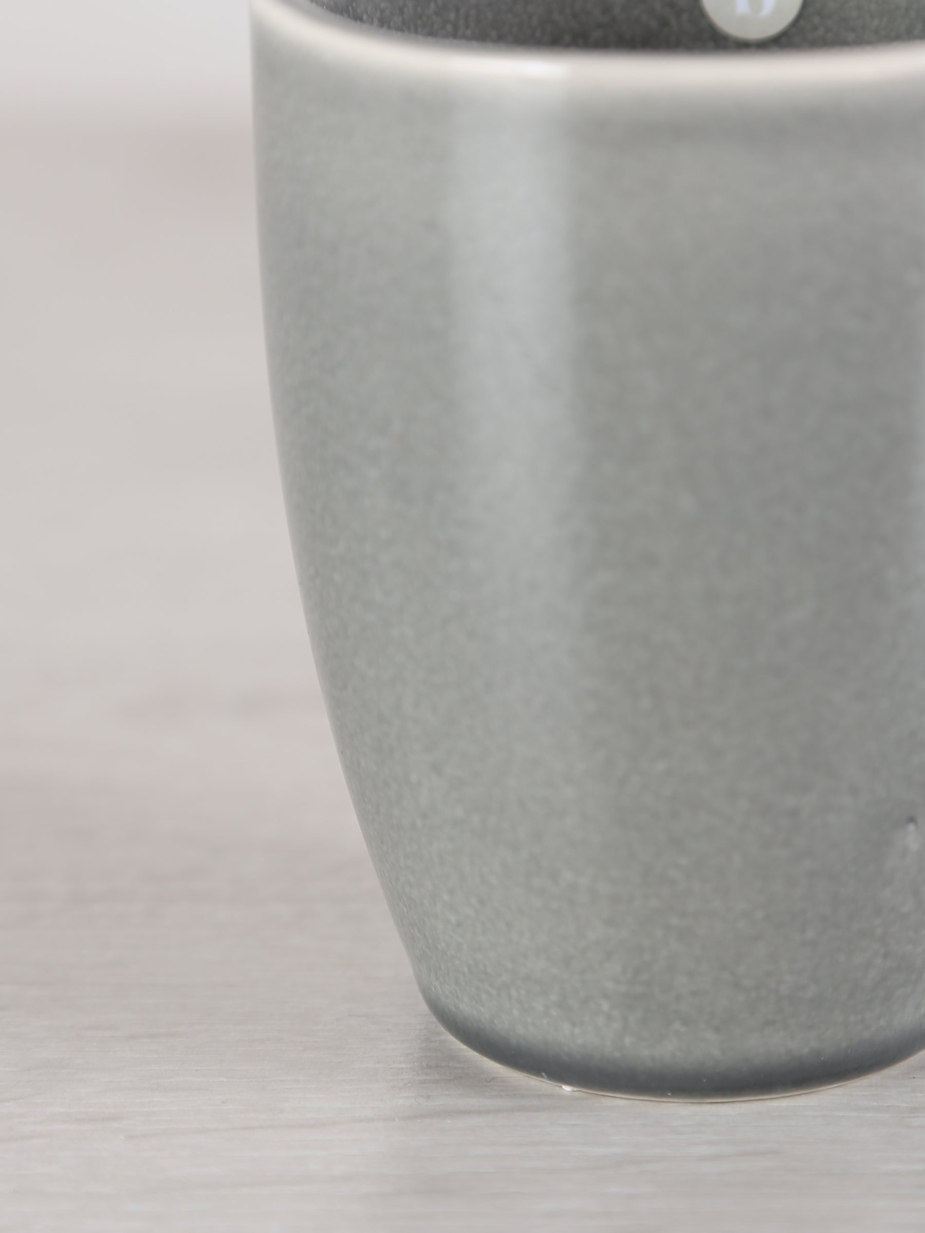 Broste Nordic Rain Stoneware Mug Without Handle - Set of 4