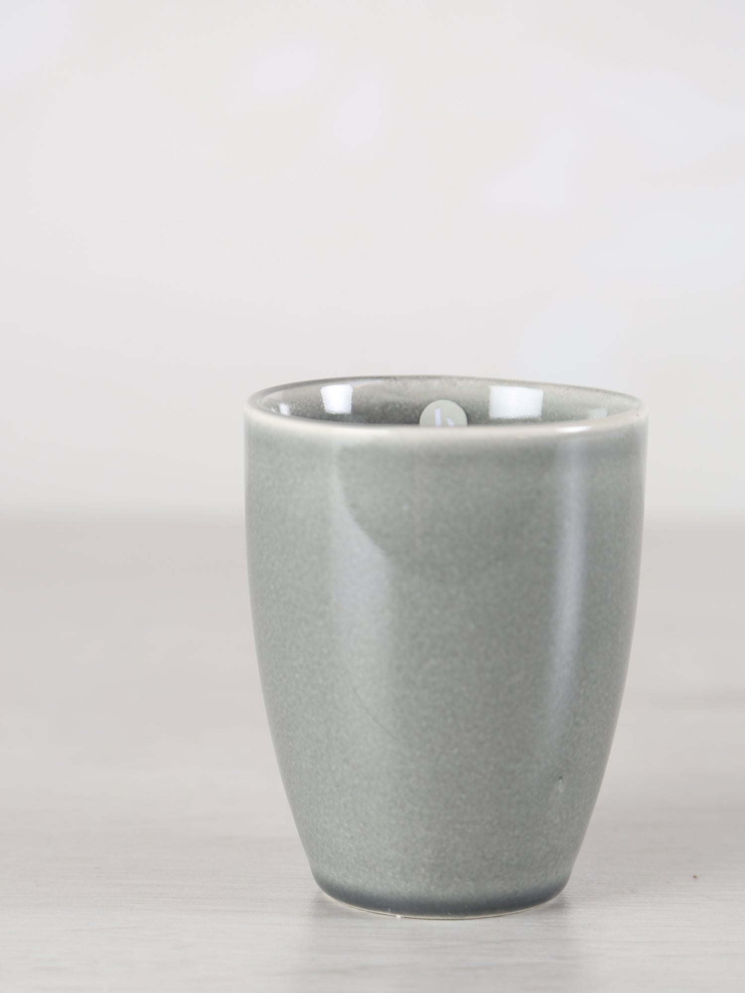 Broste Nordic Rain Stoneware Mug Without Handle - Set of 4