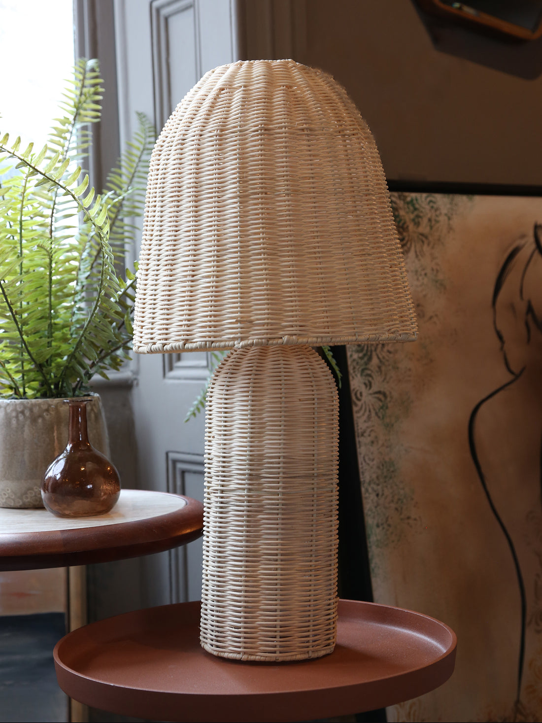 Mandor Jute Table lamp - 28.5x60cm