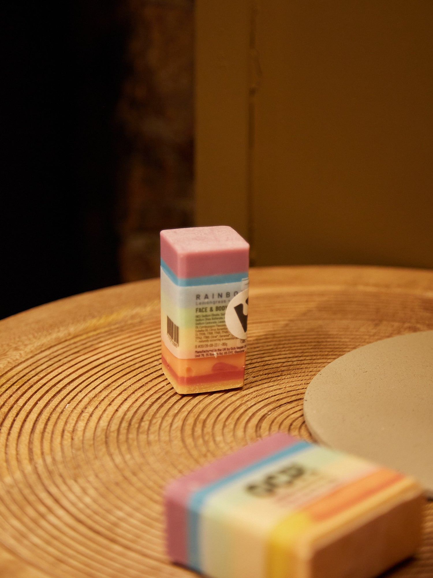 Rainbow Vegan 80g/160g Soap - Lemongrass &amp; Neroli