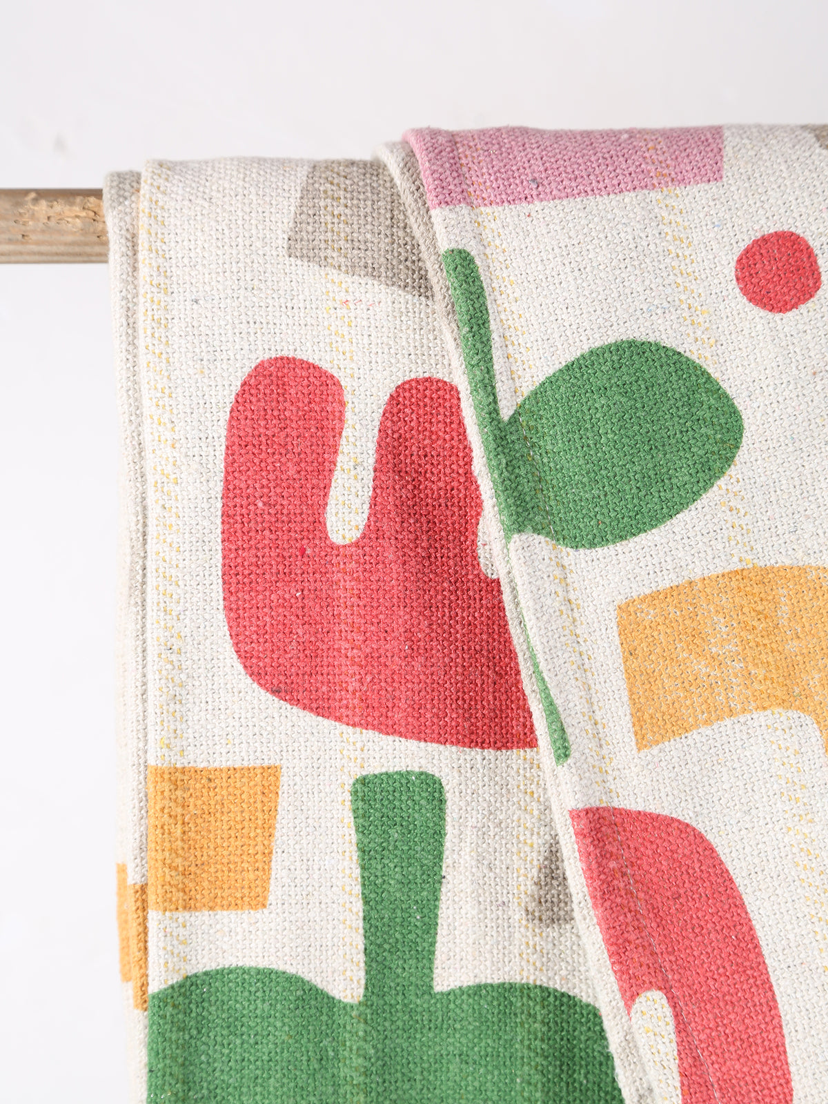 Filur Throw - Recycled Cotton - Organic Pink Tones