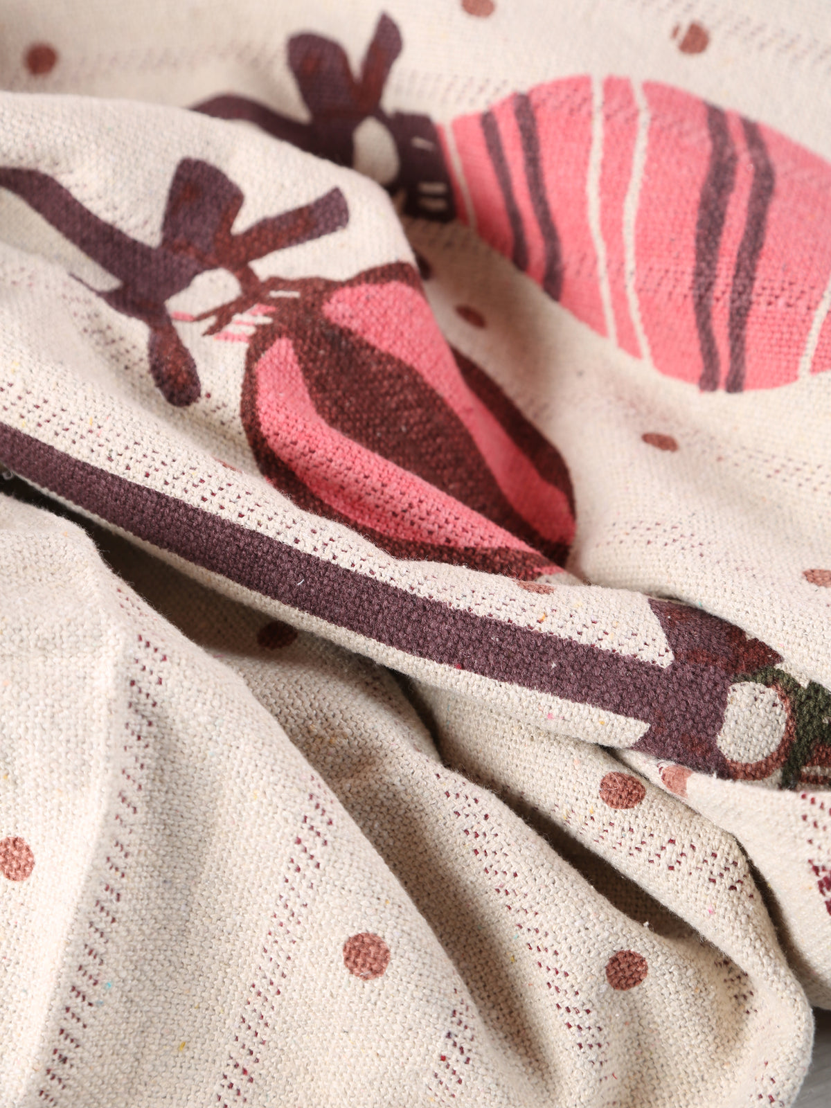 Baubles Throw - Patterned - Recycled Cotton