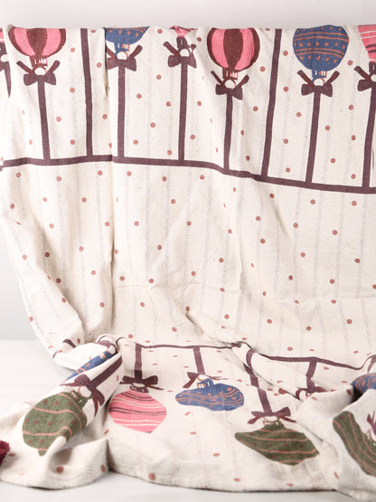 Baubles Throw - Patterned - Recycled Cotton
