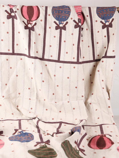 Baubles Throw - Patterned - Recycled Cotton