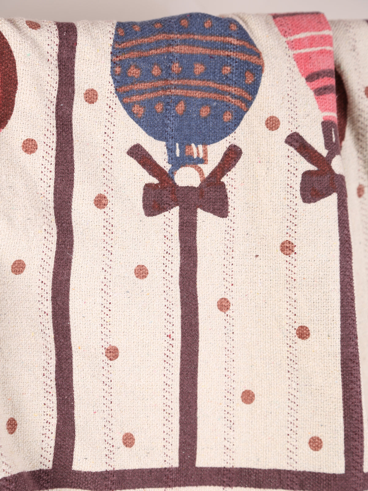 Baubles Throw - Patterned - Recycled Cotton