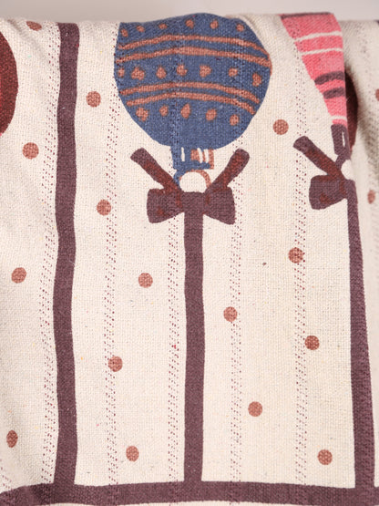 Baubles Throw - Patterned - Recycled Cotton