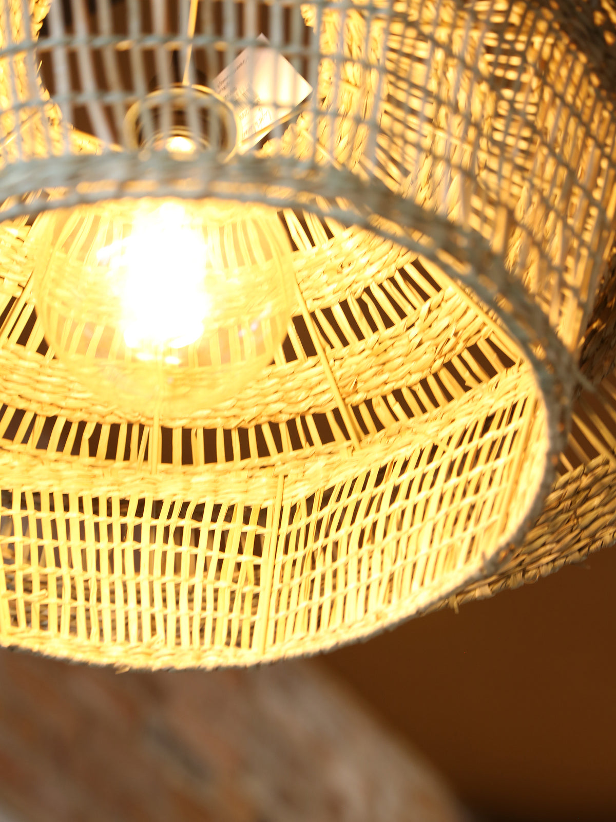 Owana Hanging lamp - Seagrass natural - 64x26 cm