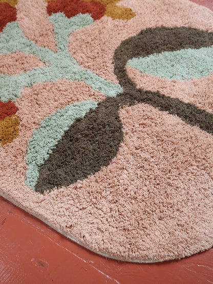 Oval Tufted Cotton Bath Mat - 3 Colour Options Available