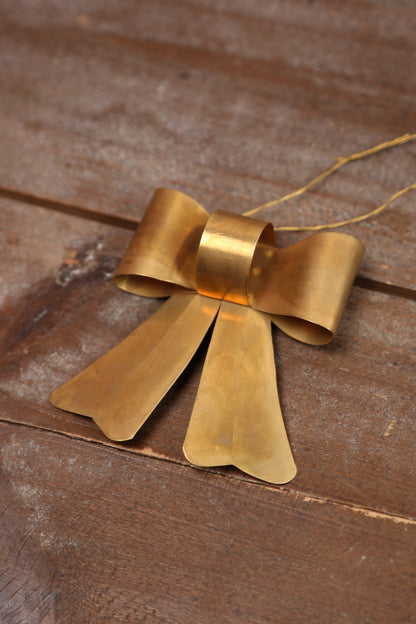Hanging Ornamental Brass Bow