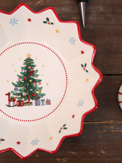 Festive Nostalgia Ceramic Bowl