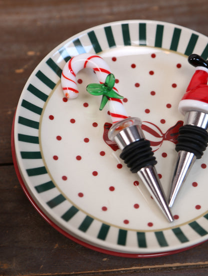 Candy Cane Wine Stopper