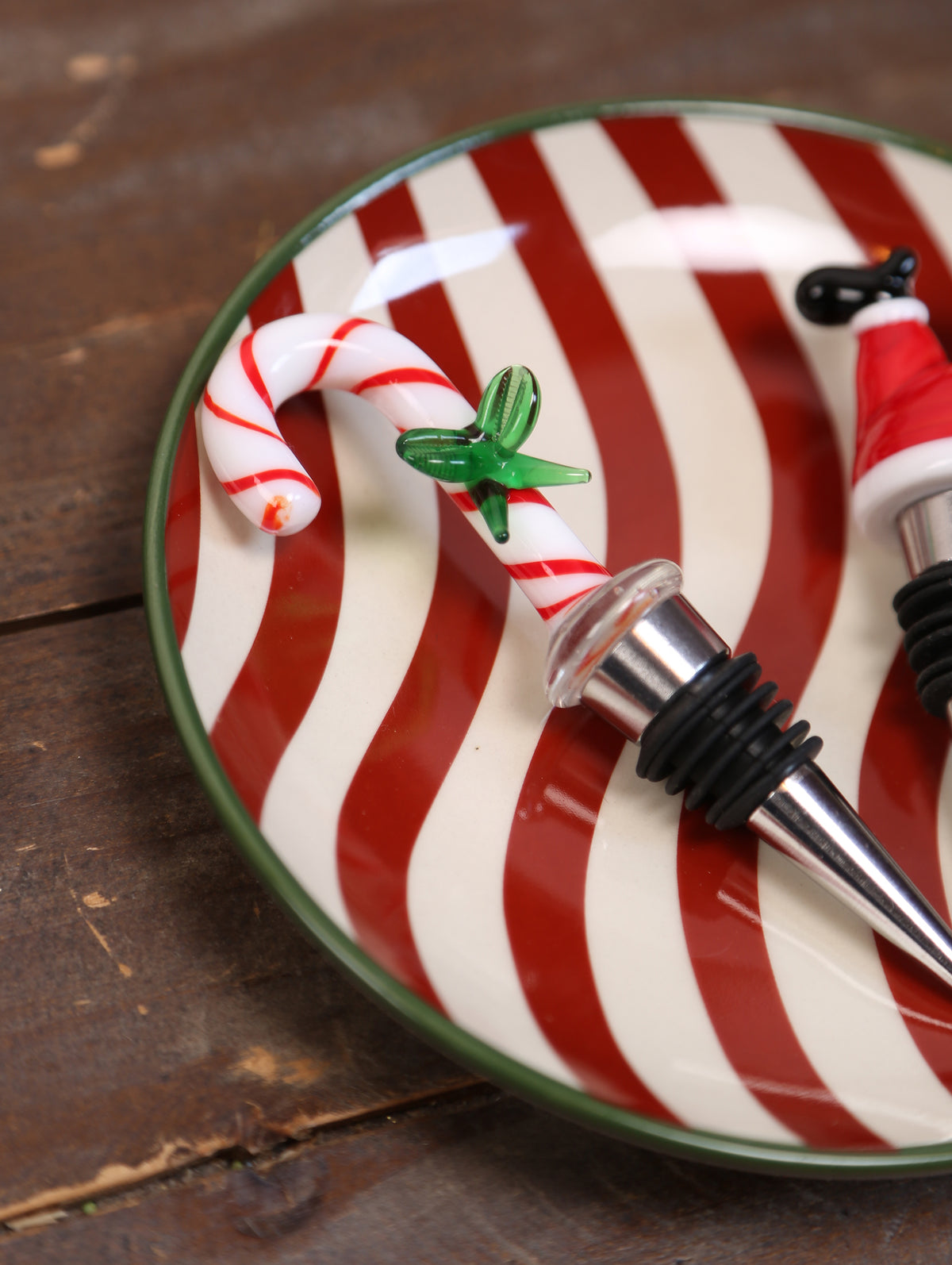 Candy Cane Wine Stopper