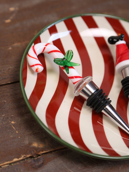 Candy Cane Wine Stopper