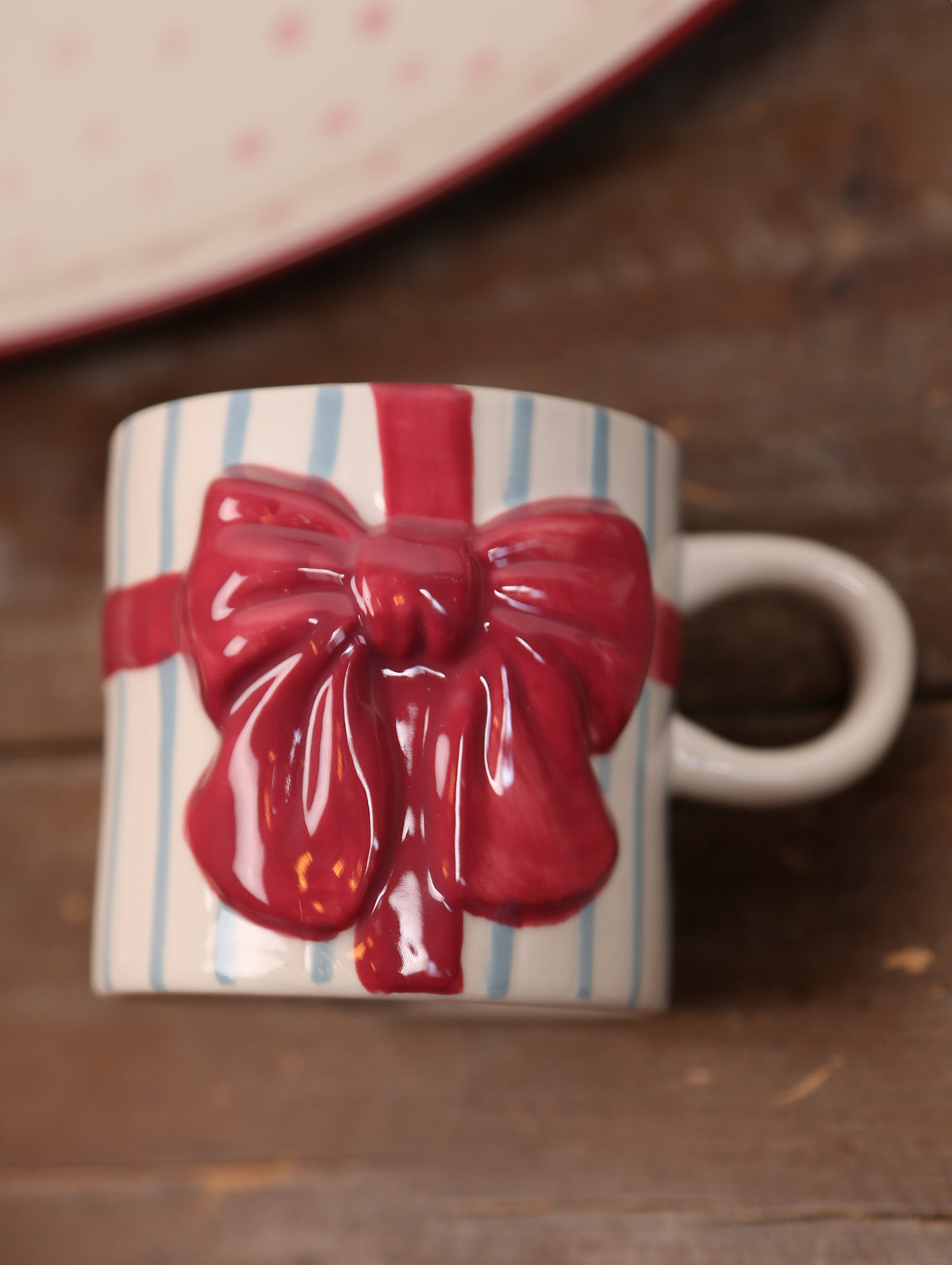 Bowie Patterned Stoneware Mug - Set of 2