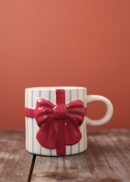 Bowie Patterned Stoneware Mug - Set of 2