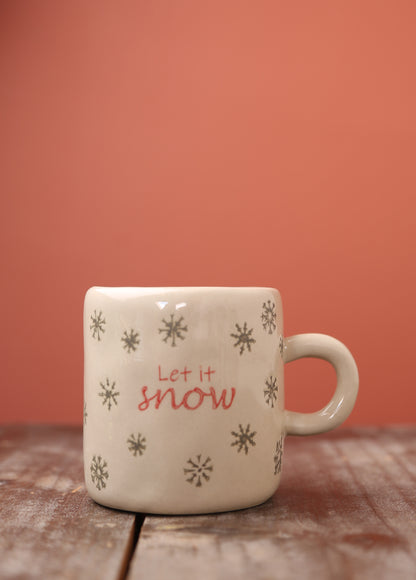 Christmas Mini Mugs - 4 Styles - Festive Motifs