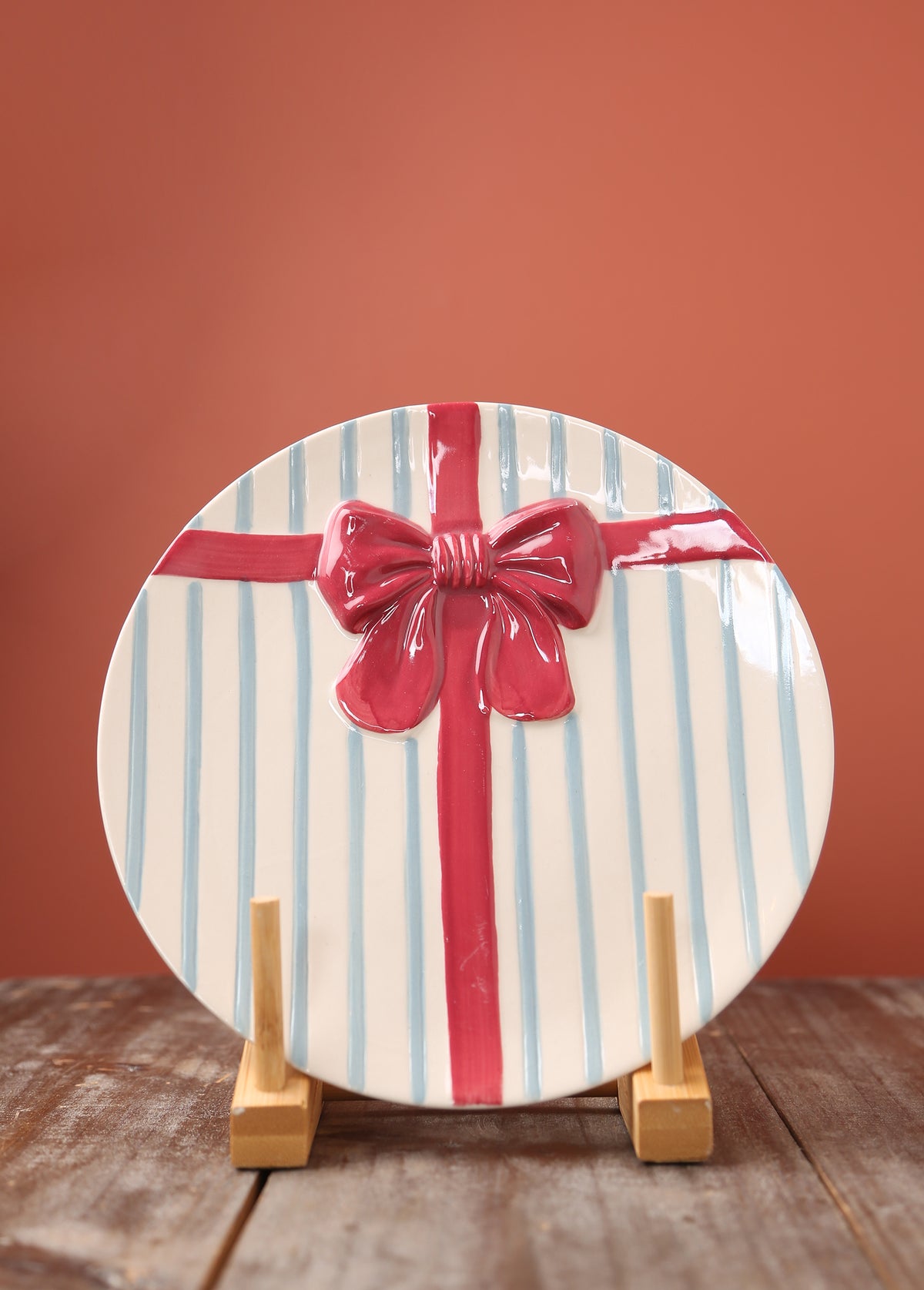 Bowie Patterned Stoneware Plates - Set of 2