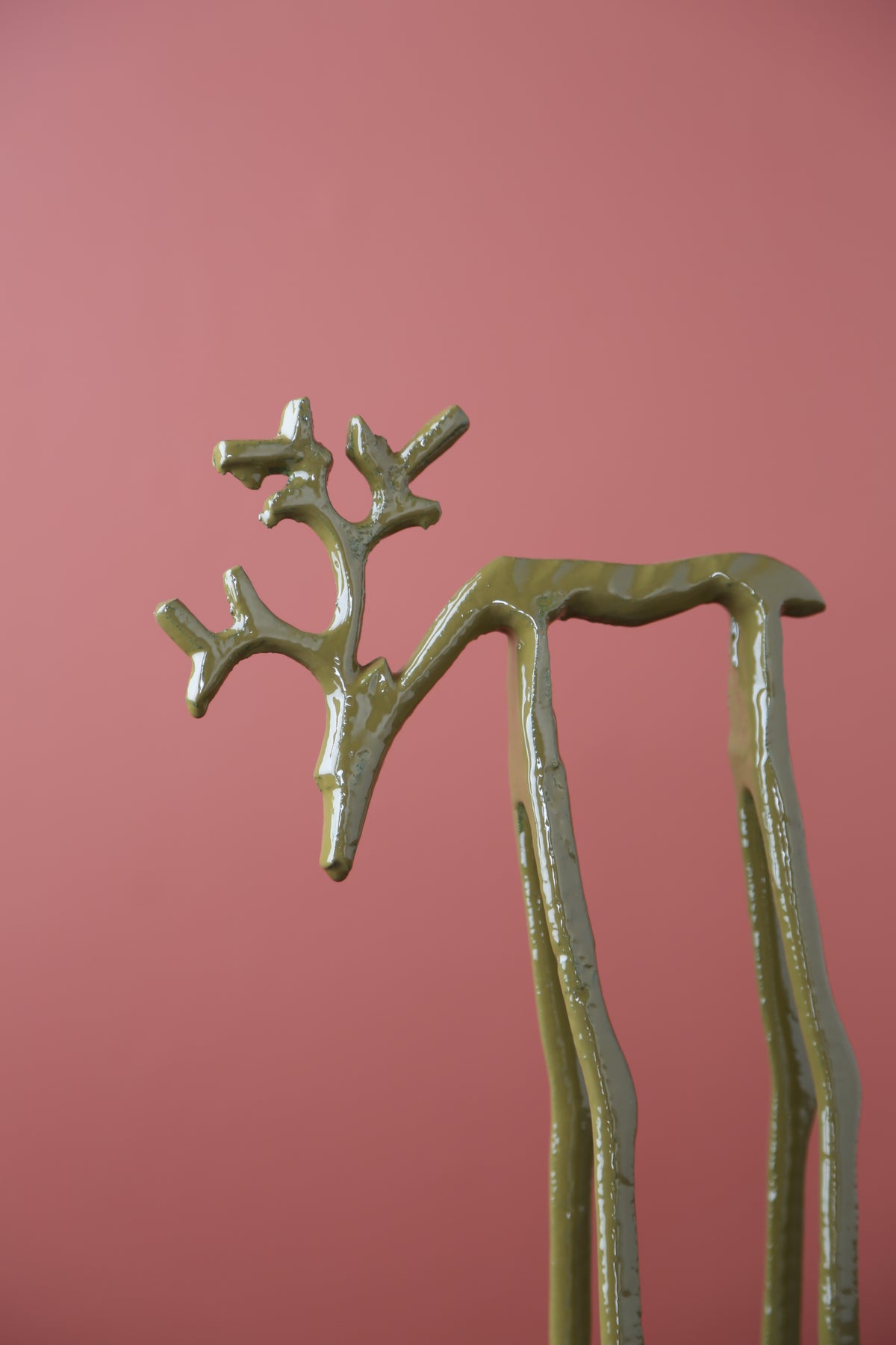 Ornamental deer - Green