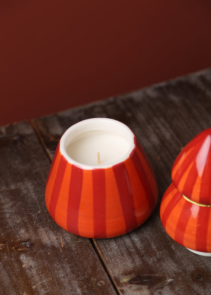 Cabana Ceramic Tree Candle - Spiced Apple